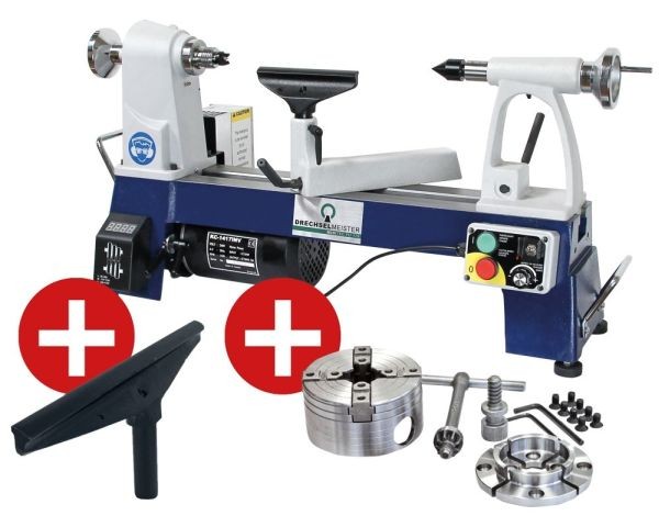 Drechselmaschine Drechselmeister MIDITEC FU-175 SET